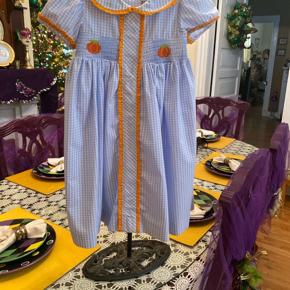 Bella Mia Kids Smocked Toddler Girls Dress size 4T - Picture 7 of 16